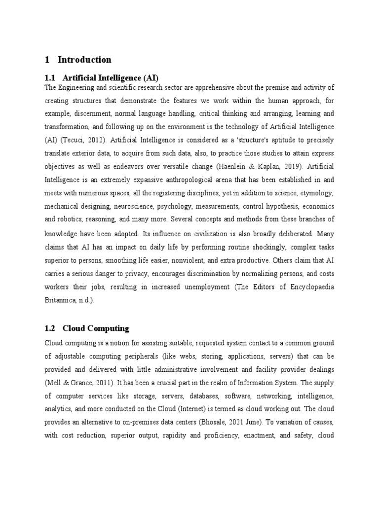 AI and Cloud Computing Integration | PDF | Cloud Computing | Artificial ...