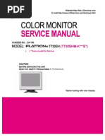 Download Flatron T730SH SHM SHK Chassis Ca136 by api-3697672 SN6610930 doc pdf
