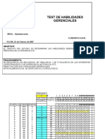 Resultados Test de Habilidades Avicola Salvadoreña ADM