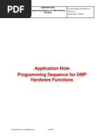 Application Note - Programming Sequence For DMP Hardware Functions v12 (...