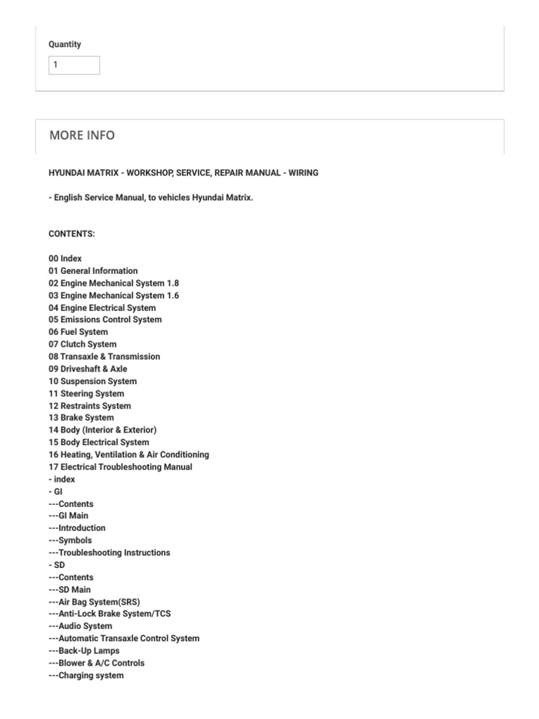 The Ultimate Hyundai Matrix 2010 Repair Manual - 9jrrpu8