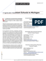 Physician Assistant Schools in Michigan