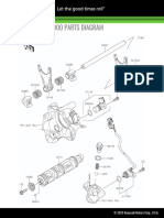 2023 Teryx KRX® 1000 Gear Change Drum - Shift Fork(s)