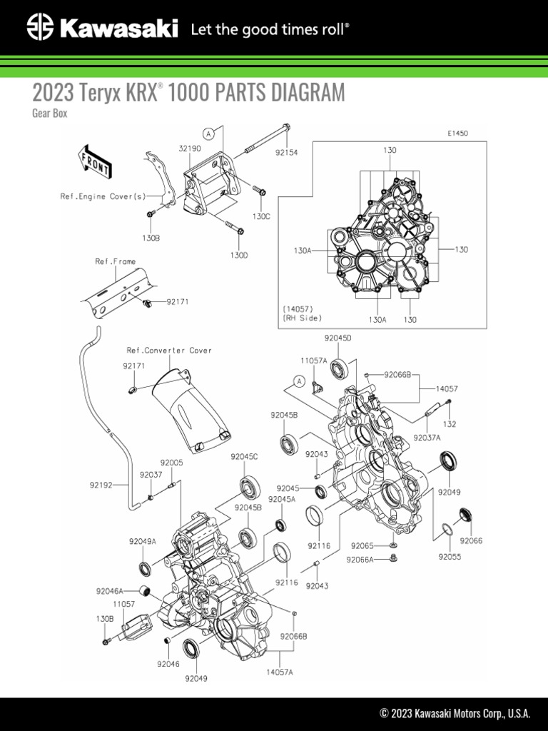 2023 Teryx KRX 1000 Parts Diagram | PDF | Manufactured Goods