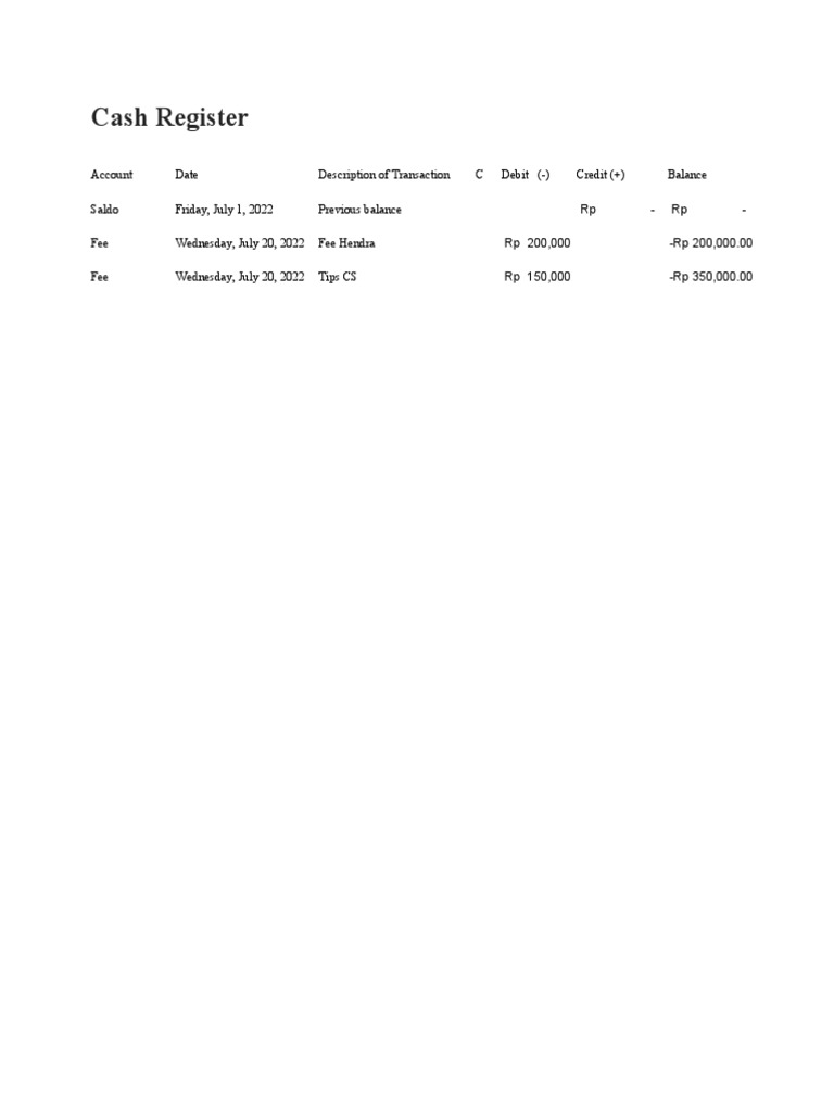 Lab Check Register PDF