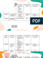 Jadual Program Minggu Pertama 