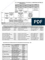Cronograma Actividades Xxxii Aniv Creación de La Unh