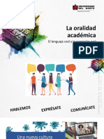 Diapositiva La Oralidad Académica