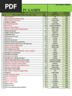 Daftar Judul Dream Games | PDF | Games & Activities