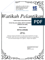 Format Sijil Watikah Pelantikan 2023 (Asrama)