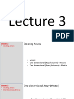 Matlab Lecture 3