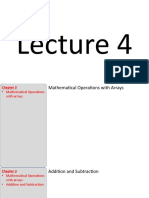 Matlab Lecture 4