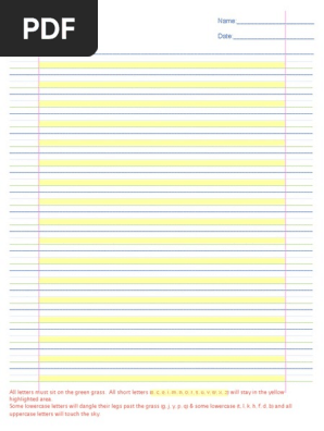 Printable Lined Paper