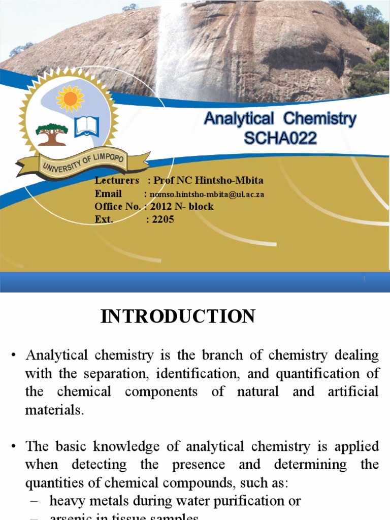 Spectroscopic Methods in Analytical Chemistry | PDF | Spectroscopy ...