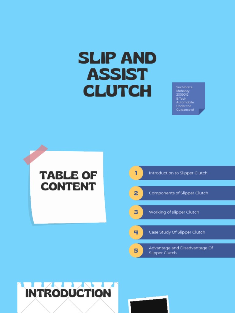 Slip and Assist Clutch 2009012 PDF Clutch Machines