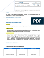 Modelo ESTANDAR DE TRANSPORTE, RECEPCIÓN, ALMACENAMIENTO Y DESPACHO DE MATERIALES 2017