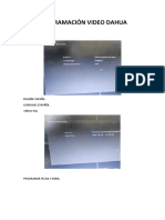 Programación Vídeo Dahua