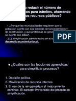 reducir el n mo número de REQUERIMIENTOS para Tramites - GP