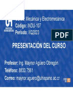 Presentación Curso IIQ2023