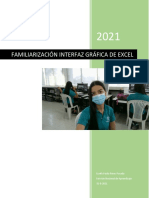 Familiarización Interfaz Gráfica de Excel Paola Pérez