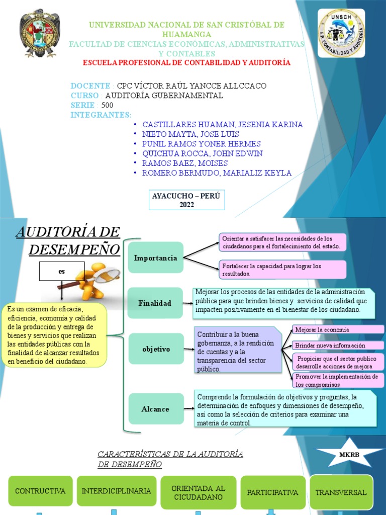 Auditoría de Desempeño en el Sector Público | PDF | Auditoría ...
