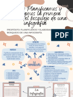 Act. 2: Planificamos y Realizamos La Primera Versión Del Bosquejo de Una Infografía