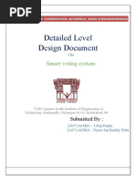 Detailed Level Design Document: Smart Voting System