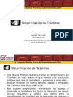 Simplificación de Trámites - GP