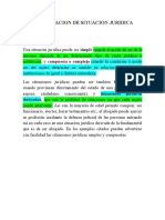 Clasificacion de Situacion Juridica