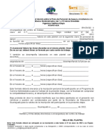 Formato de Compatibilidad Horaria XXVII Etapa Básica