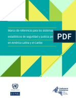 Marco de Referencia para Los Sistemas Estadísticos de Seguridad y Justicia Penal en América Latina y El Caribe