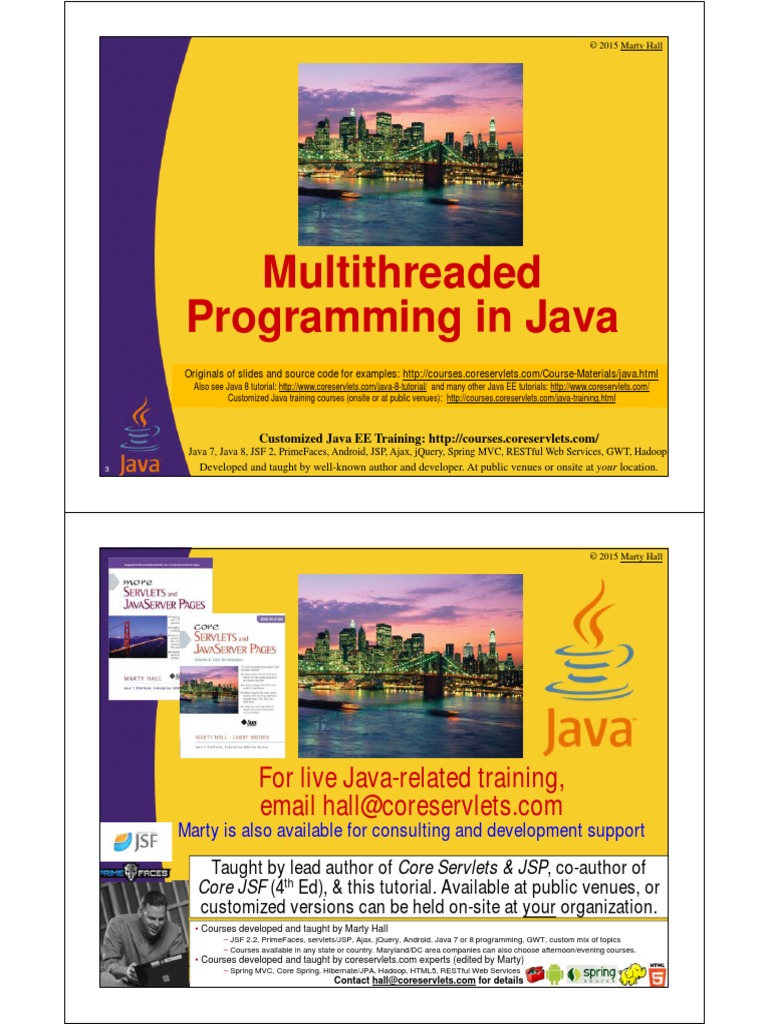 15 Java Multithreaded Programming | PDF | Java (Programming Language ...
