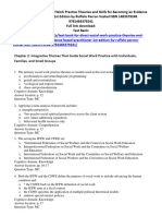 Direct Social Work Practice Theories and Skills For Becoming An Evidence Based Practitioner 1st Edition by Ruffolo Perron Voshel ISBN Test Bank