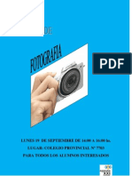 Convocatoria Taller de Fotografia