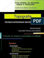 Aula 6 - Medição de Ângulos Horizontais e Verticais (33 Slides) - Versão Sigaa