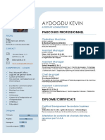 Aydogdu CV Assistant Administratif