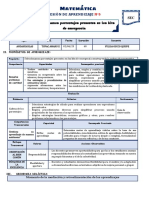 2° SESIÓN DE APRENDIZAJE SESIÓN5-SEM.3-EXP.3-Matemática