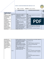 8° Planificación de Lengua y Literatura Priorización Curricular 2022