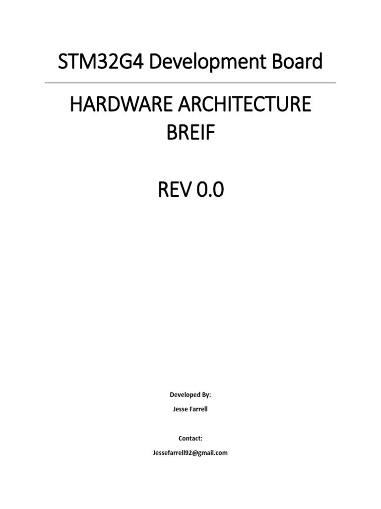 STM32G4 Development Board Overview | PDF | Printed Circuit Board ...