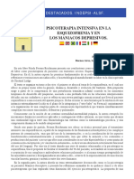 L054 Psicoterapia Intensiva en La Esquizofrenia y en Los Maniacos Depresivos