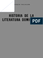 Joaquín Balaguer - Historia de La Literatura Dominicana