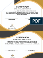 Certificados NR 20