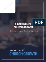 5 Barriers To Church Growth