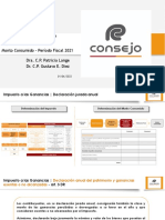 Personas Humanas 2021 - Determinación Del Monto Consumido