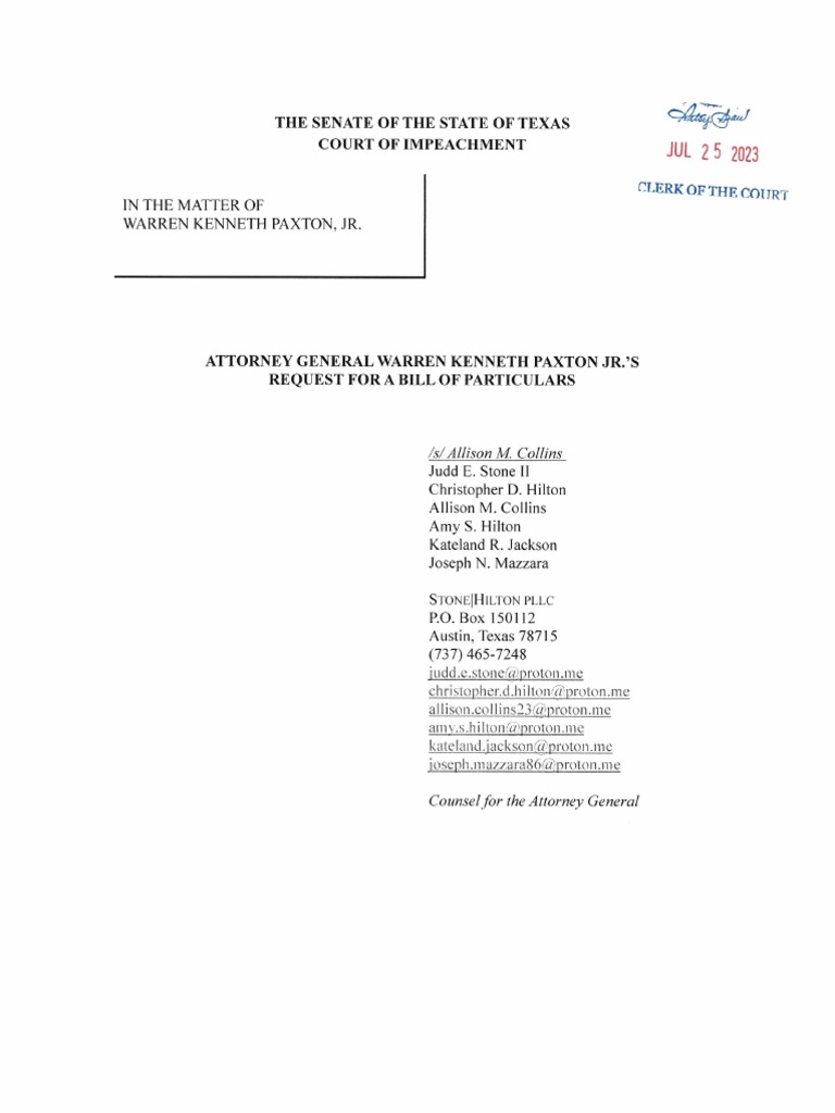 Motion To Quash and Request For Bill of Particulars PDF