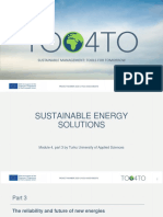 TOO4TO Module 4 / Sustainable Energy Solutions: Part 3