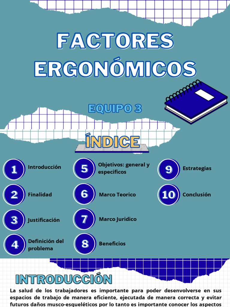 Factores Ergonómicos en el Trabajo | PDF | Factores humanos y ergonomía ...