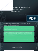 Sistemas Auxiliares en Subestaciones Eléctricas 2022