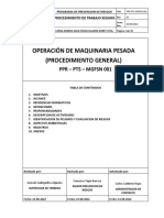 PPR-PTS-MGFSN 001 Operacion de Maquinaria Pesada Rev 03