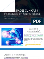 Fisioterapia en Enf. Reumatológicas I